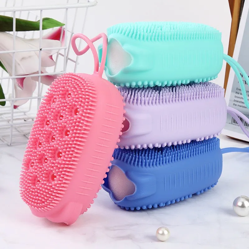 Cunite Silicone Bath Body Brush Ultra-Soft BPA-Free Shower scrubber with Long Handle for Women, Blue/pink/green/purple
Cunite Silicone Bath Body Brush Ultra-Soft BPA-Free Shower scrubber with Long Handle for Women, Blue/pink/green/purple
