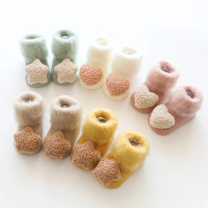 Winter Velvet Thickening Newborn Baby Socks Toddler Baby Girls Boys Socks Anti Slip Soft Baby Socks Warm Clothes Accessories
Winter Velvet Thickening Newborn Baby Socks Toddler Baby Girls Boys Socks Anti Slip Soft Baby Socks Warm Clothes Accessories