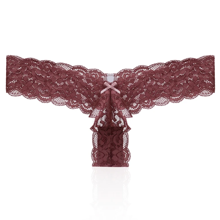 BEIZHI Customized Sexy Lace Low Waist Transparent Women's Panties Sexy G String Underwear
BEIZHI Customized Sexy Lace Low Waist Transparent Women's Panties Sexy G String Underwear