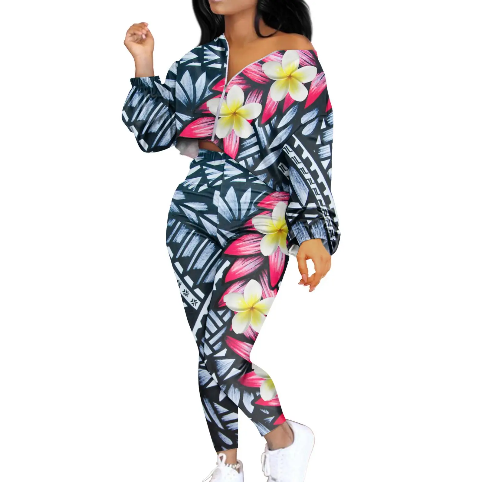 2021 Latest Winter Jacket Woman With Wholesale Price Trousers For Ladies Polynesian Print 2 Pcs Set Women'S Jackets & Coats
2021 Latest Winter Jacket Woman With Wholesale Price Trousers For Ladies Polynesian Print 2 Pcs Set Women'S Jackets & Coats