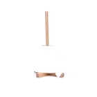 Countertop Vertical Tissue Holder Rack Bamboo Paper Towel Stand for Kitchen Living Room Bedroom Home Decoration