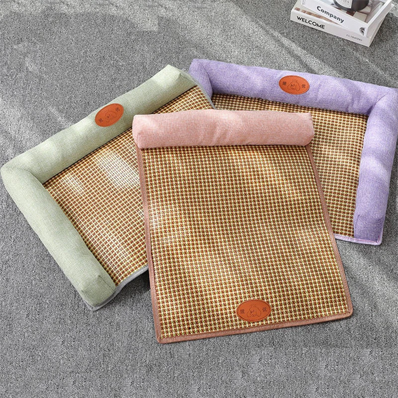 Summer Dog Cat Bed Pet Pad Mat Cushion Mattress for Small Medium Large Dogs Sleep Kennel Soft Puppy Cool Bamboo Cooling Mat Sofa
Summer Dog Cat Bed Pet Pad Mat Cushion Mattress for Small Medium Large Dogs Sleep Kennel Soft Puppy Cool Bamboo Cooling Mat Sofa