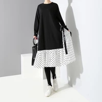 Korean and Japanese Style Winter Customized Bow Tie Oversize Wave Dot Casual Women Dresses Vestidos Wholesale
Korean and Japanese Style Winter Customized Bow Tie Oversize Wave Dot Casual Women Dresses Vestidos Wholesale