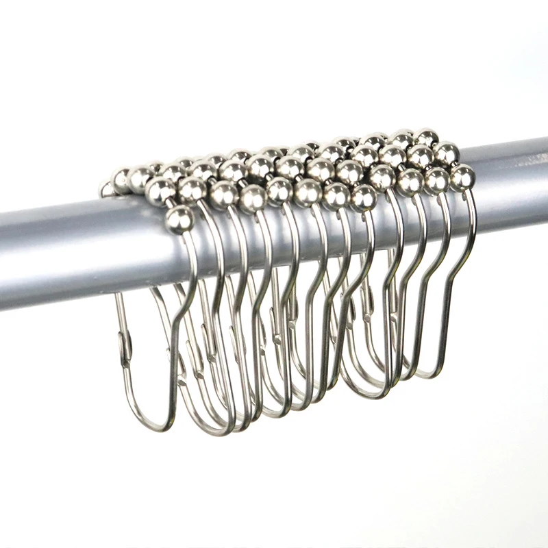 Wholesale Shower Curtains Hook Ring High Quality Stainless Steel Shower Curtain Hooks Rings, Silver
Wholesale Shower Curtains Hook Ring High Quality Stainless Steel Shower Curtain Hooks Rings, Silver
