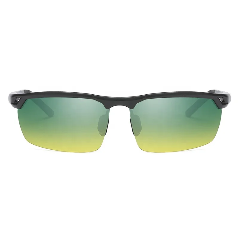 Men's new style half-frame aluminum-magnesium alloy polarized day and night vision driving sports glasses, Solid color
Men's new style half-frame aluminum-magnesium alloy polarized day and night vision driving sports glasses, Solid color