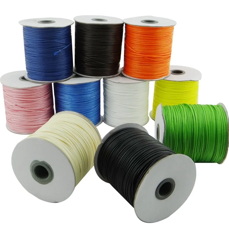 Colorful cord waxed thread cord string strap necklace rope cord for jewelry making, Picture
Colorful cord waxed thread cord string strap necklace rope cord for jewelry making, Picture