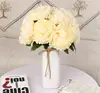 Hot Sale Wholesale Silk Peony Artificial Flowers Bouquet Cheap Flower Simulation Flower For Home Wedding Decoration Indoor