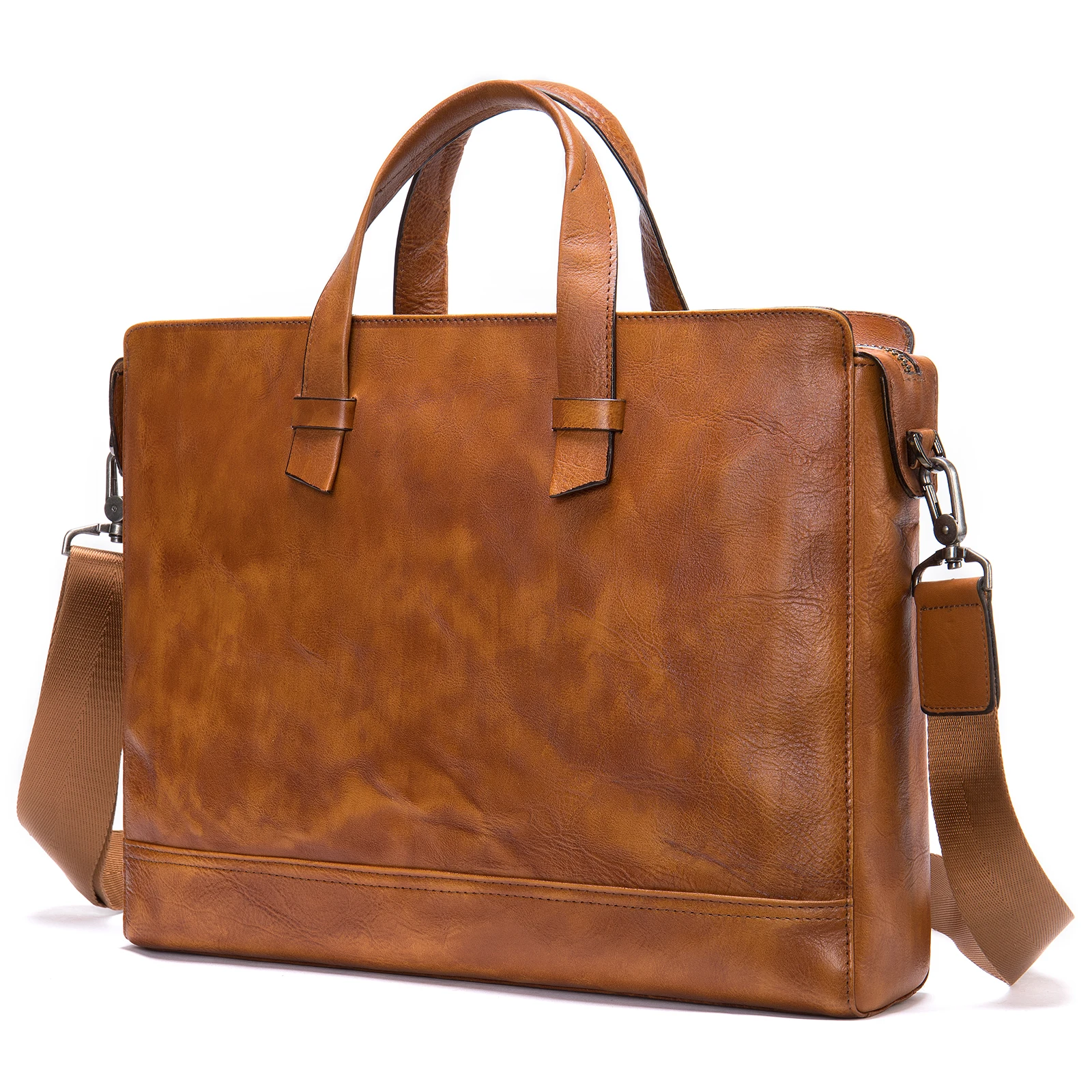 Marrant 13685 high quality custom design 14 icnch laptop bag business genuine leather briefcase for men, Coffee
Marrant 13685 high quality custom design 14 icnch laptop bag business genuine leather briefcase for men, Coffee