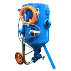 Pneumatic rust remover portable sand blasting pot dry sand blaster machine
