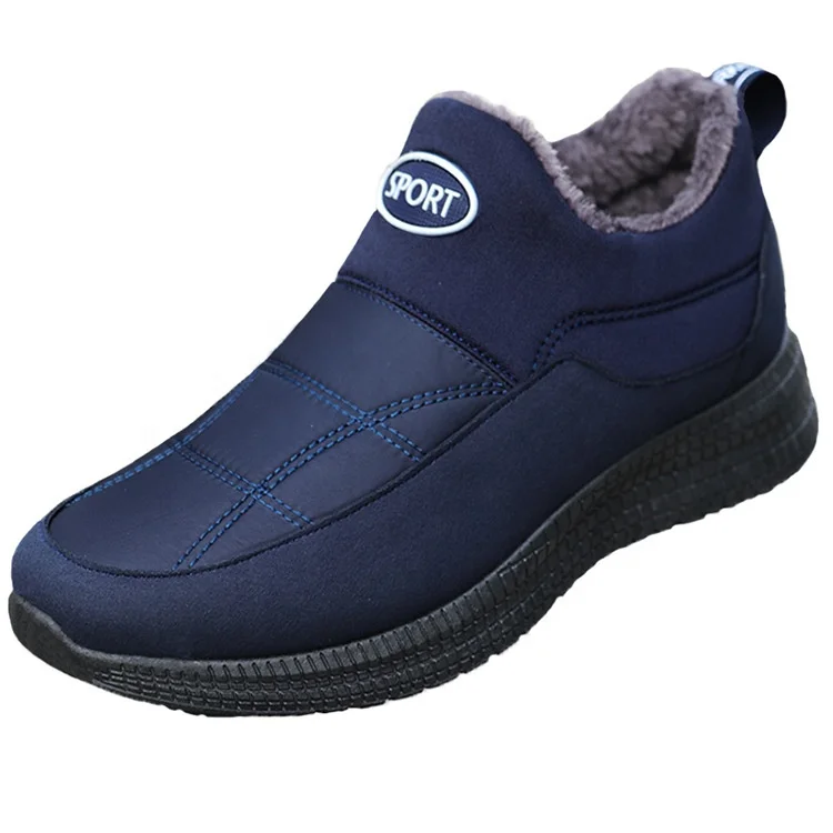 2020 Warm Winter Snow Short Black Men's Boots Sneakers Add Velvet Cloth Fashionable Man Anti-slip Boots for Sale, Black, blue
2020 Warm Winter Snow Short Black Men's Boots Sneakers Add Velvet Cloth Fashionable Man Anti-slip Boots for Sale, Black, blue