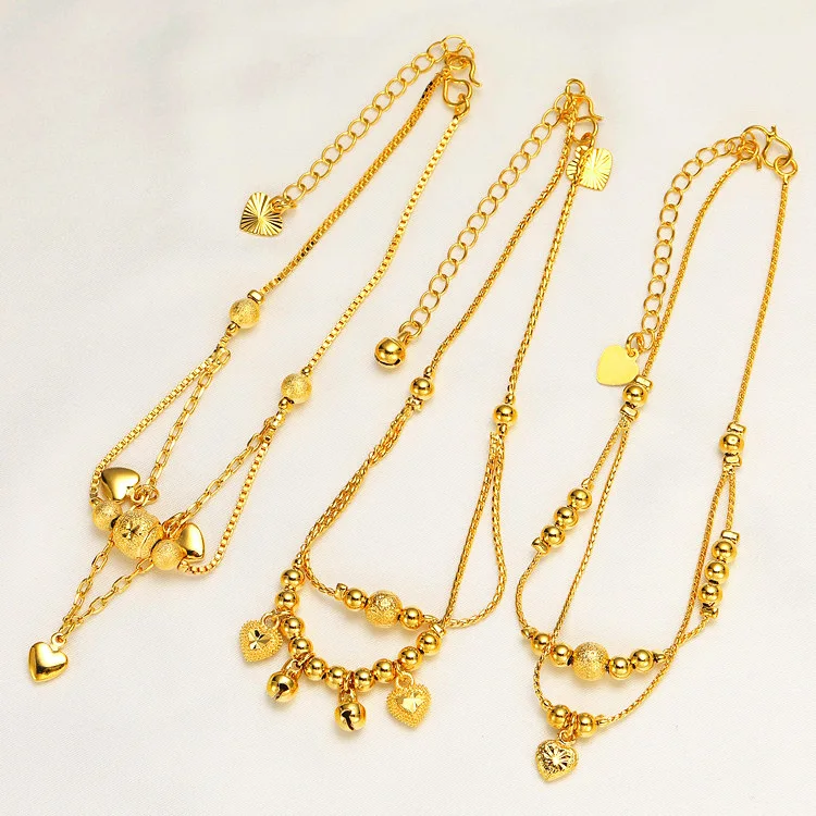 Google Popular 18k Gold Plated Imitation Jewellery Gold Jewelry Fashion New Design Dubai Womens Fashion Chain Anklet
Google Popular 18k Gold Plated Imitation Jewellery Gold Jewelry Fashion New Design Dubai Womens Fashion Chain Anklet