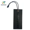 Custom Fashion Garment Accessories Ribbon Hang Tag Cloth Hangtag For Bags