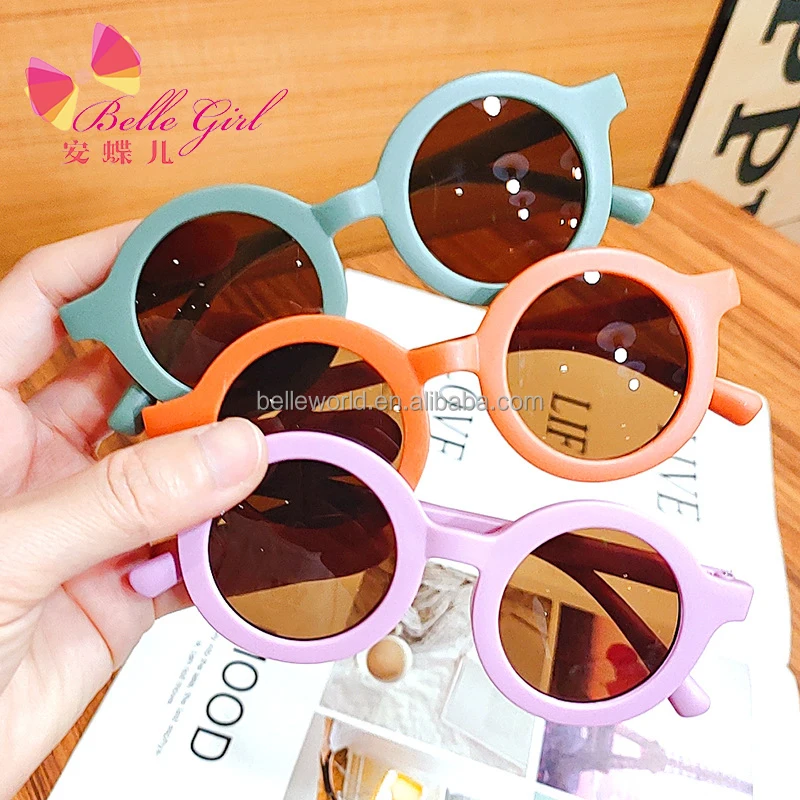 BELLEWORLD 2021 summer fashion sunglasses colorful round plastic sun glasses ultraviolet-proof kids sunglasses for girls boys, 10 colors as pictures
BELLEWORLD 2021 summer fashion sunglasses colorful round plastic sun glasses ultraviolet-proof kids sunglasses for girls boys, 10 colors as pictures