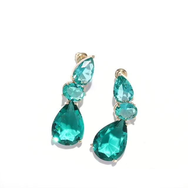 Vintage 925 Silver Women Earrings Water Drop Style Earrings Crystal Earrings, As photo
Vintage 925 Silver Women Earrings Water Drop Style Earrings Crystal Earrings, As photo