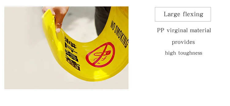 Wet floor/caution PP safety warning sign