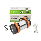 Multifunctional USB rechargeable power bank T6 LED camping light camping lamp