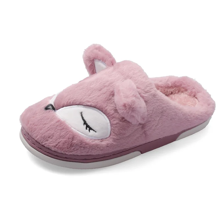 New cute cartoon winter lovers cotton slippers home indoor warm non-slip plush cotton slippers women, As picture
New cute cartoon winter lovers cotton slippers home indoor warm non-slip plush cotton slippers women, As picture