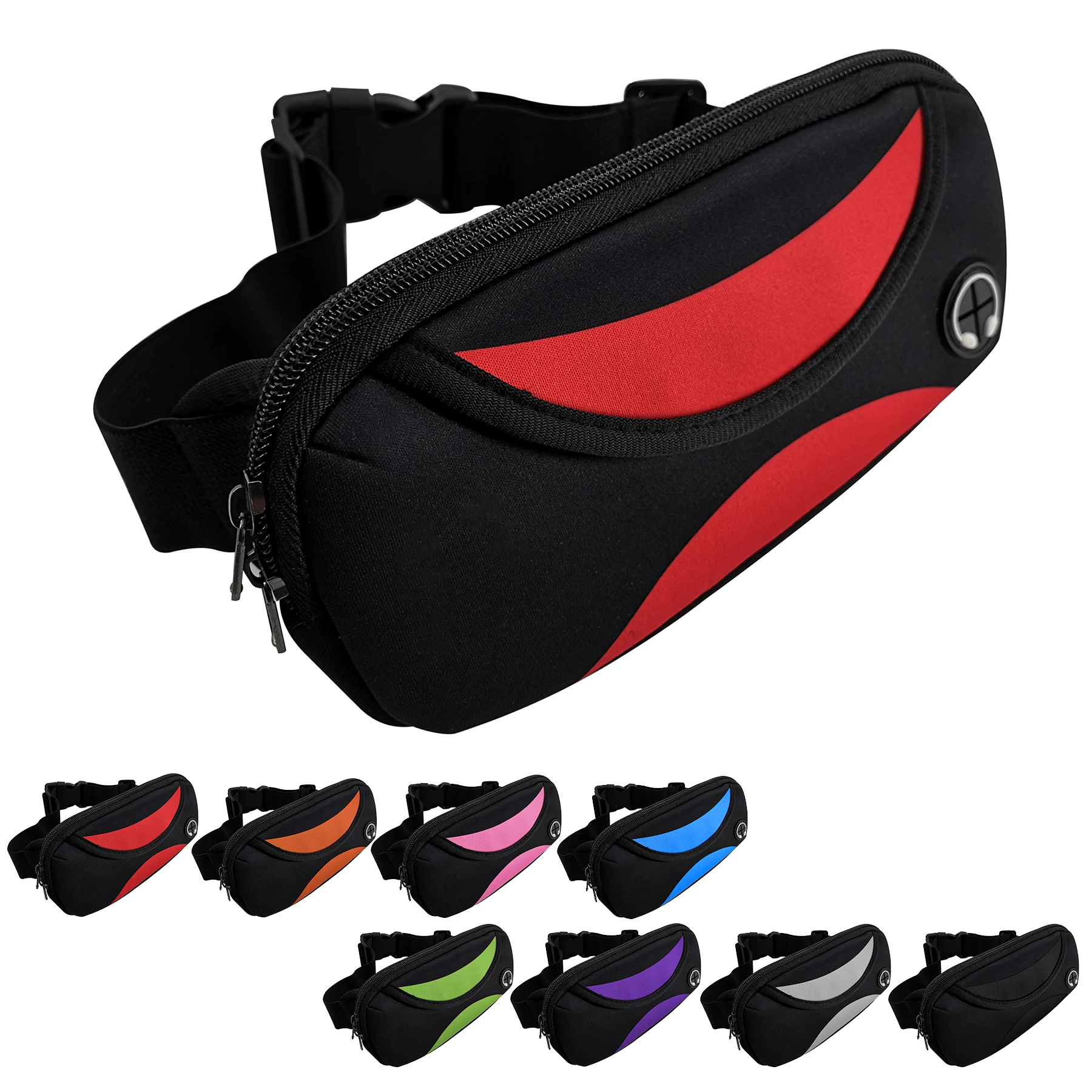 Wholesale one pocket large capacity rectangle fanny bag for fitness or daily use
Wholesale one pocket large capacity rectangle fanny bag for fitness or daily use