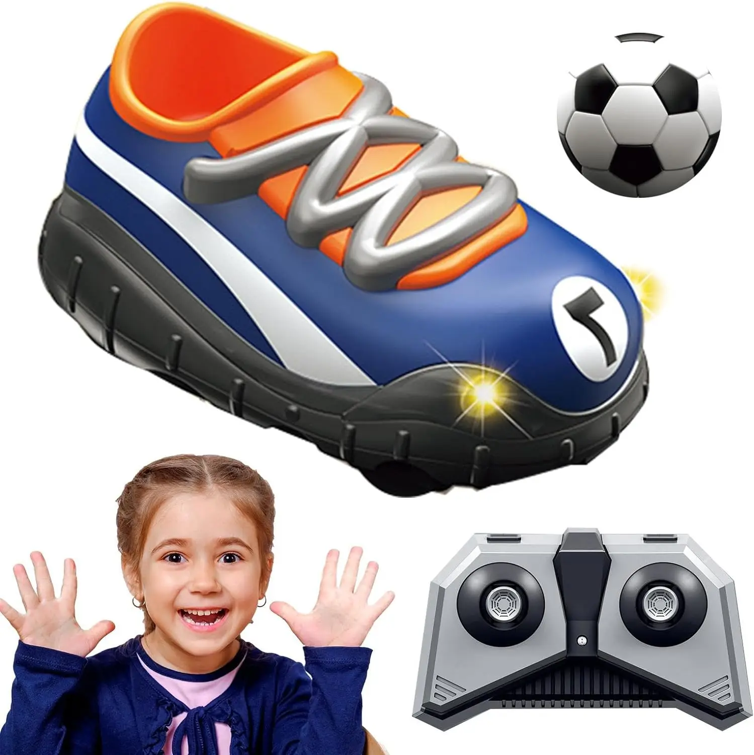 Remote Control Football Car 2.4G Soccer Shoes Rc Game Toy Stunt RC Car Chasing Competition with Cool Lights Rapid Drift Game
Remote Control Football Car 2.4G Soccer Shoes Rc Game Toy Stunt RC Car Chasing Competition with Cool Lights Rapid Drift Game