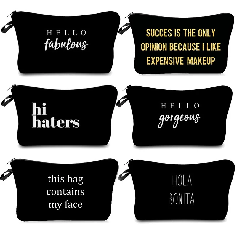 MPB010 Black with 3D Print Women Cosmetic bag Organizer Travel bag Hanging Toiletry Wash Bag
MPB010 Black with 3D Print Women Cosmetic bag Organizer Travel bag Hanging Toiletry Wash Bag