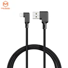 MCDODO 90 degree elbow USB data cable for iPhone 11 support blind inversion, born for game,3A high current.