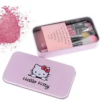 

Fast shipping hello kitty makeup brush set brochas de maquillaje professional ads makeup kit wholesale makeup brushes in tin box