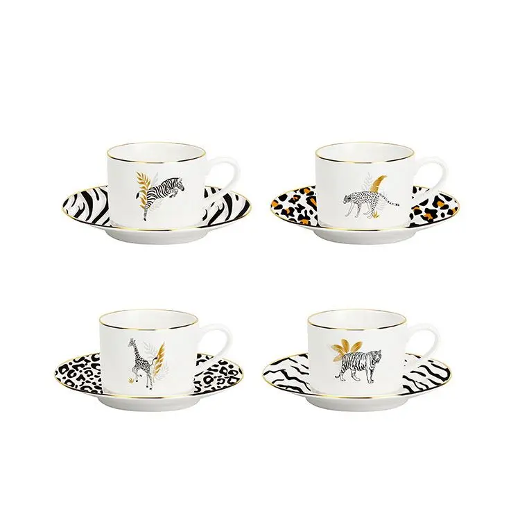 Wholesale custom porcelain coffee mug tea cup and saucer set, Customized colors acceptable
Wholesale custom porcelain coffee mug tea cup and saucer set, Customized colors acceptable