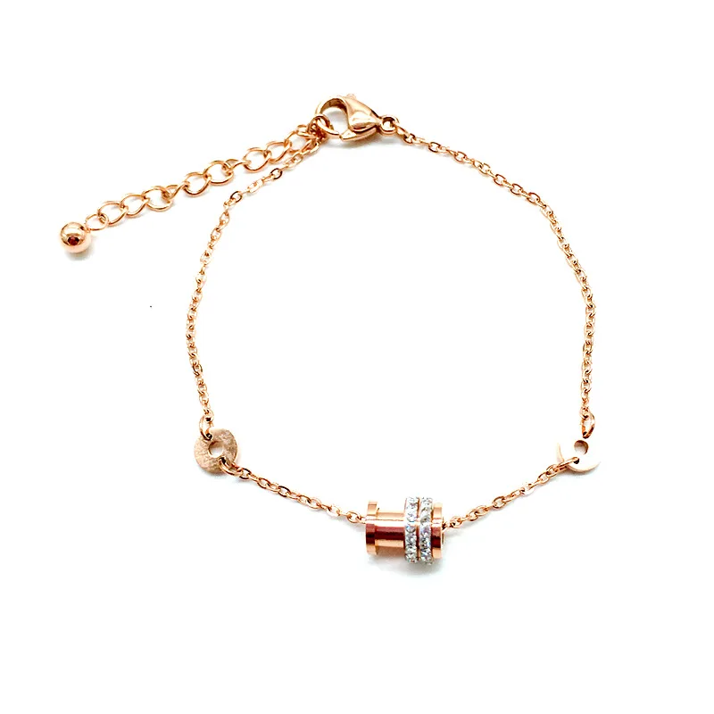 Jachon Titanium steel jewelry rose gold set diamond bracelet temperament ring hand bracelet for ladies, As picture
Jachon Titanium steel jewelry rose gold set diamond bracelet temperament ring hand bracelet for ladies, As picture