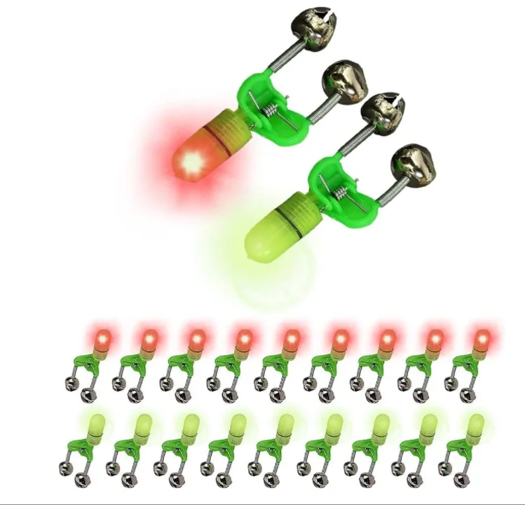So-Easy LED Night Fishing Rod Bite Light with Twin Bells Ring Fishing Bite Alarm Indicator On Fishing Rod
So-Easy LED Night Fishing Rod Bite Light with Twin Bells Ring Fishing Bite Alarm Indicator On Fishing Rod