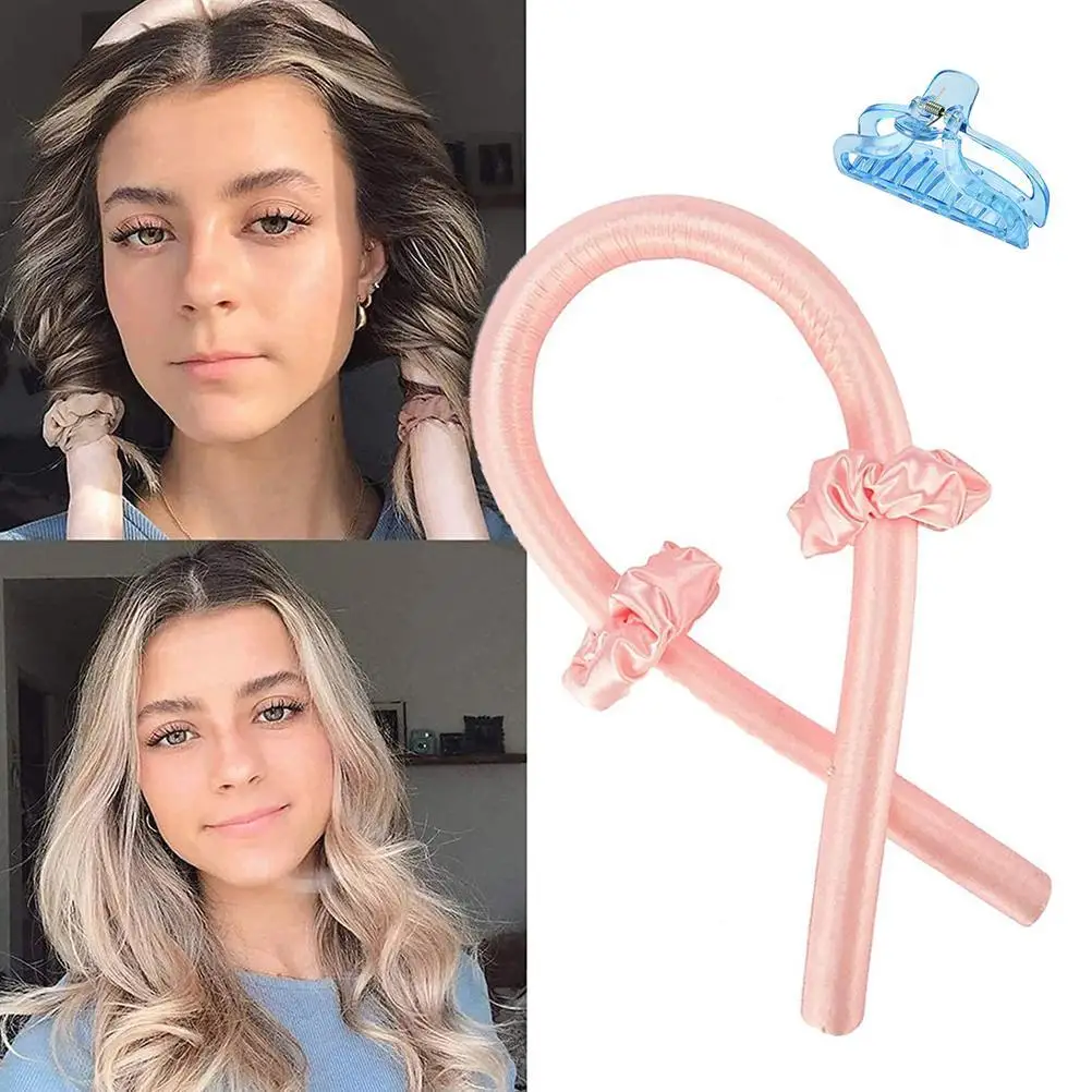 Lazy Heatless Hair Curler Rob Magic 100% Pure No Heat Silkstyling Satin Sleeping Hair Curling Wave Rollers, Blue/red/beige
Lazy Heatless Hair Curler Rob Magic 100% Pure No Heat Silkstyling Satin Sleeping Hair Curling Wave Rollers, Blue/red/beige