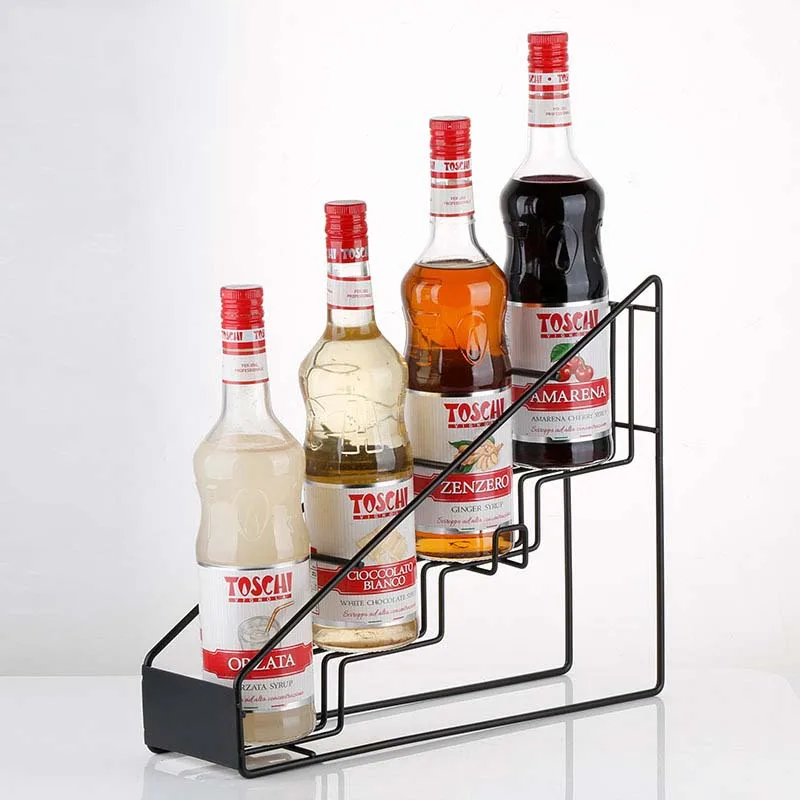 Newly Kitchen Serious Metal Syrup Bottle Rack for Display, Customized color 
Newly Kitchen Serious Metal Syrup Bottle Rack for Display, Customized color