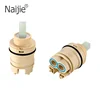 35mm wholesale side outlet low torque high foot-conjoined faucet ceramic cartridge with plastic lever