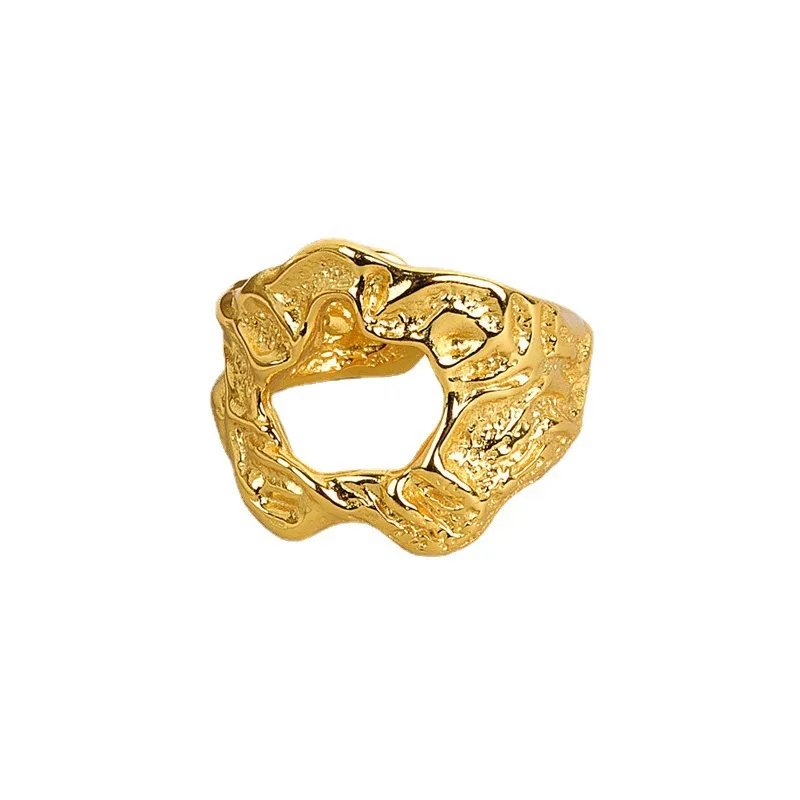 7.6G Hollow Luxury Ring Gold Irregular Gold Plated 18K Minimalist Resizeable Sterling Silver Rings
7.6G Hollow Luxury Ring Gold Irregular Gold Plated 18K Minimalist Resizeable Sterling Silver Rings