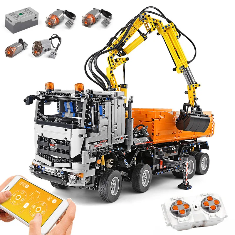 MOULD KING 19007 Motorized technic Car Compatible With 20005 Truck Car Building Blocks diy assembly car toys
MOULD KING 19007 Motorized technic Car Compatible With 20005 Truck Car Building Blocks diy assembly car toys