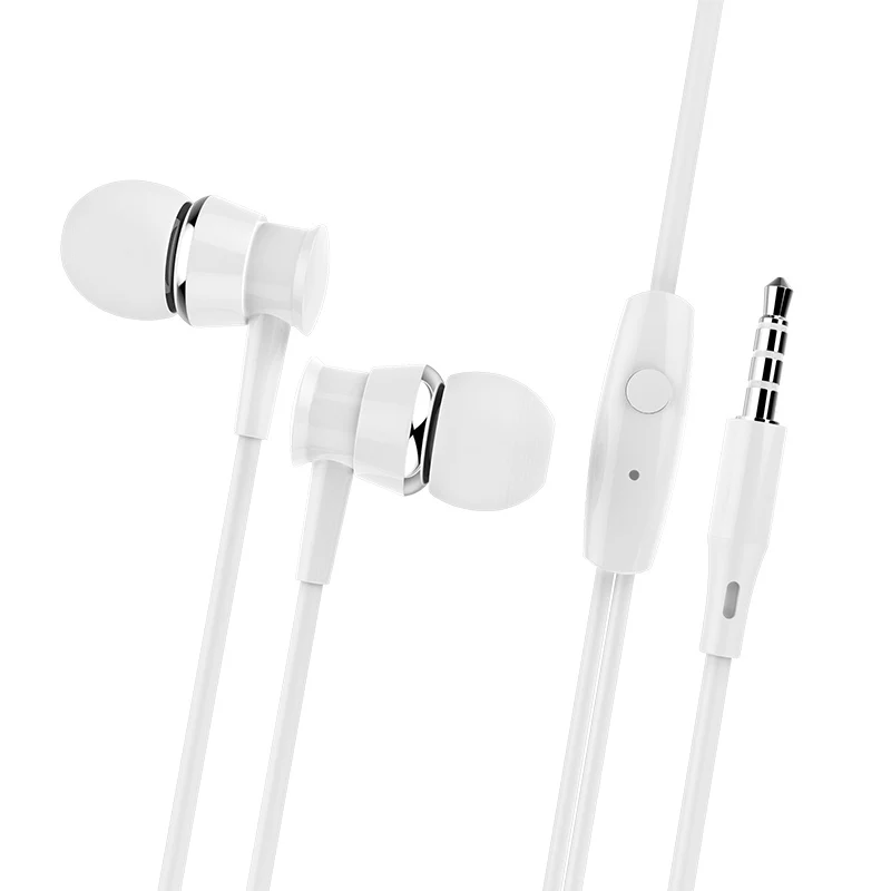 

Jellico Amazon Top Seller X4 Earbuds Wired 3.5MM Stereo HIFI Wired Earphones, Black,white