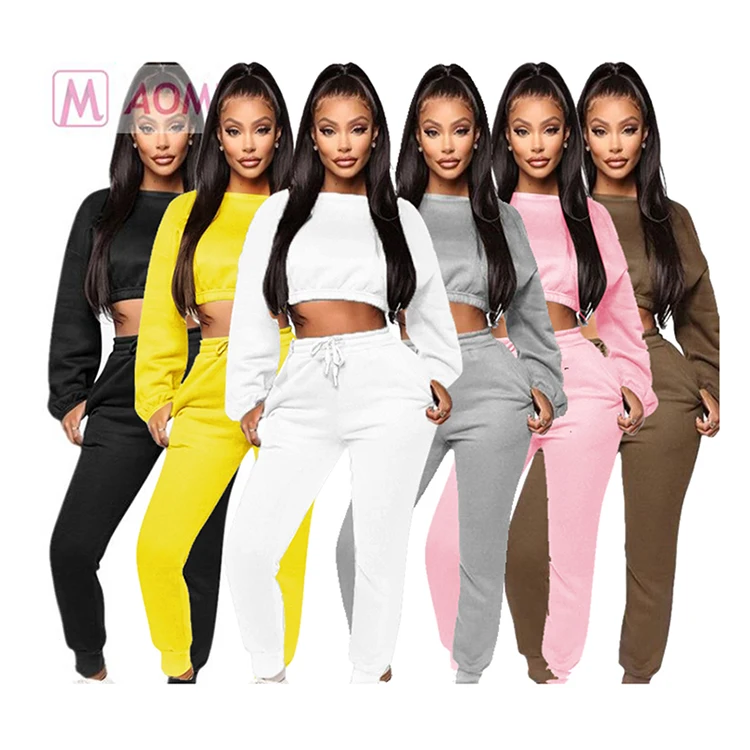 Wholesale New Arrival Solid Color Crop Top 2 piece set Winter Casual two piece set women clothing 2020 pants set for women
Wholesale New Arrival Solid Color Crop Top 2 piece set Winter Casual two piece set women clothing 2020 pants set for women