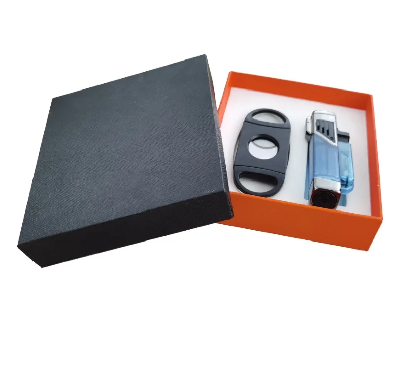 Wholesales Luxury High-end Jet torch Gas Cigar Metal and Plastic Lighter and Cigar Cutter Set with Custom Printing Logo, Custom colors
Wholesales Luxury High-end Jet torch Gas Cigar Metal and Plastic Lighter and Cigar Cutter Set with Custom Printing Logo, Custom colors