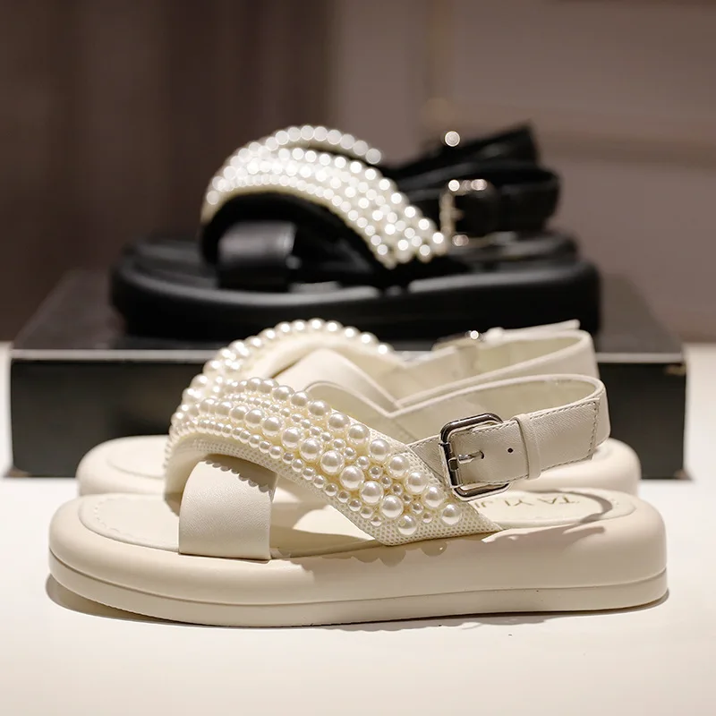 Slippers For Ladies Large Size Shoes Women Pearl Casual Sandals Rubber Slippers Women Latest Design Colorful Ladies Flat Sandals
Slippers For Ladies Large Size Shoes Women Pearl Casual Sandals Rubber Slippers Women Latest Design Colorful Ladies Flat Sandals