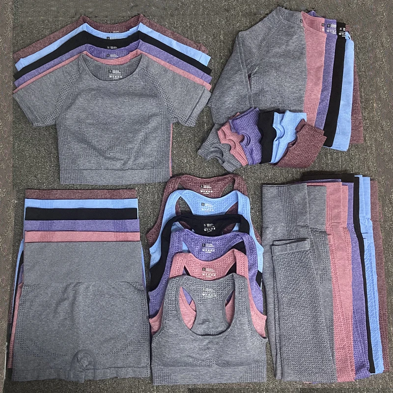 2022 Customized Ladies Breathable Workout Yoga Sets seamless Fitness 5 Piece Push Up Sports Leggings Sexx Yoga Suit Sport Wear
2022 Customized Ladies Breathable Workout Yoga Sets seamless Fitness 5 Piece Push Up Sports Leggings Sexx Yoga Suit Sport Wear