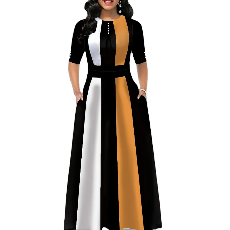 2020 New Fashion Women Luxury Retro Evening Party Dress Lady Spring Autumn Elegant Casual Dress, Shown
2020 New Fashion Women Luxury Retro Evening Party Dress Lady Spring Autumn Elegant Casual Dress, Shown