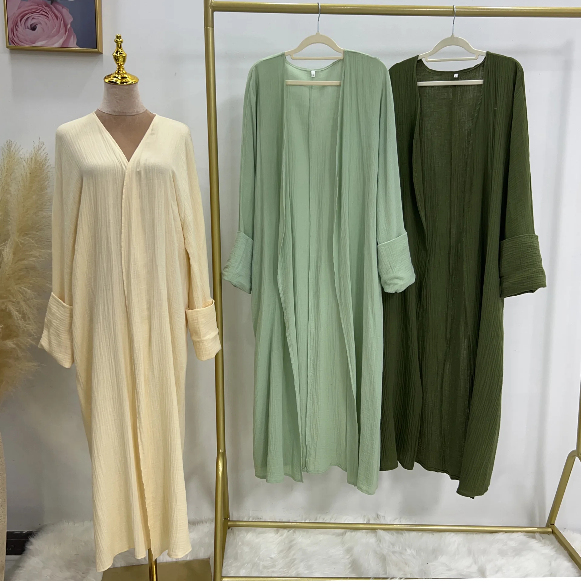 2023 abaya women muslim dress cotton Fabric Women's Islamic Clothing Pants for Muslim Dubai Women Modest Abaya
2023 abaya women muslim dress cotton Fabric Women's Islamic Clothing Pants for Muslim Dubai Women Modest Abaya