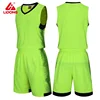 Wholesale youth sublimation cheap custom your logo green basketball jersey design