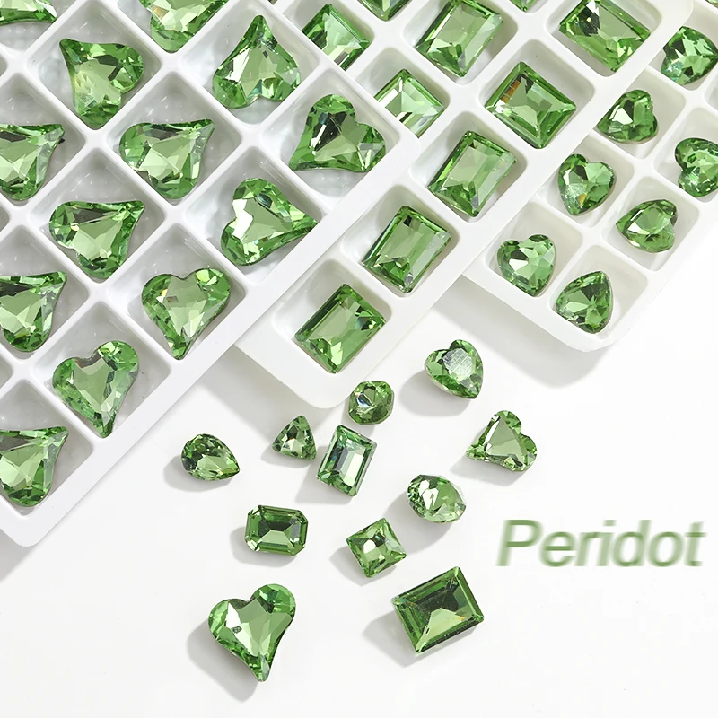 Xichuan Factory Point Back Summer Style Bling Peridot Series Nail Art Glass Rhinestones DIY Jewelry Accessories
Xichuan Factory Point Back Summer Style Bling Peridot Series Nail Art Glass Rhinestones DIY Jewelry Accessories