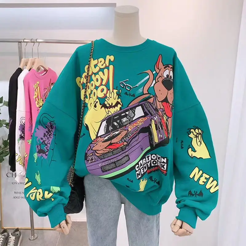 Women Hoodies Cartoon Print Sweatshirt Oversized Wholesale Women Long Sleeve Sweatsuit Hoodies
Women Hoodies Cartoon Print Sweatshirt Oversized Wholesale Women Long Sleeve Sweatsuit Hoodies