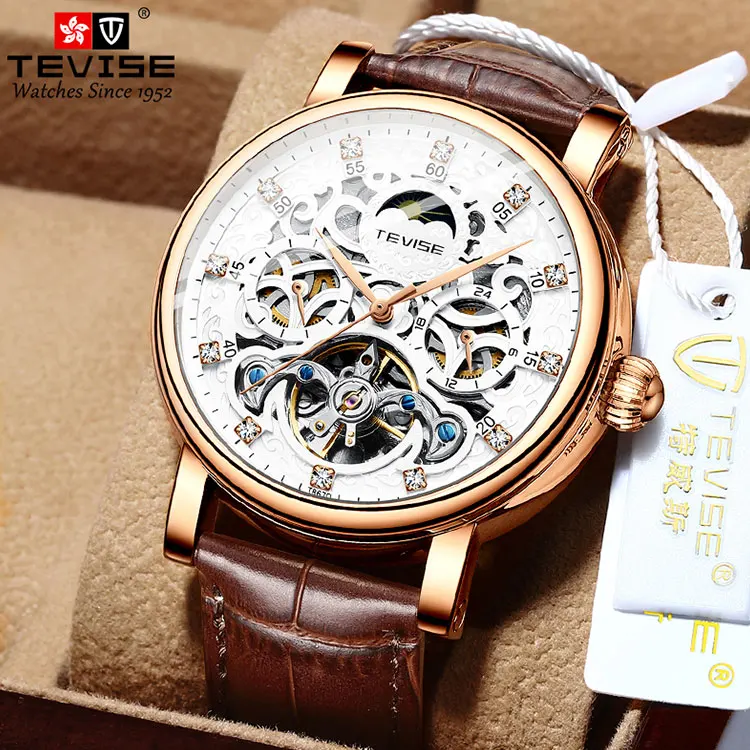 New Design Tourbillon Movement Mens Watches Luxury Brand Automatic Mechanical Watch Men, Optional
New Design Tourbillon Movement Mens Watches Luxury Brand Automatic Mechanical Watch Men, Optional