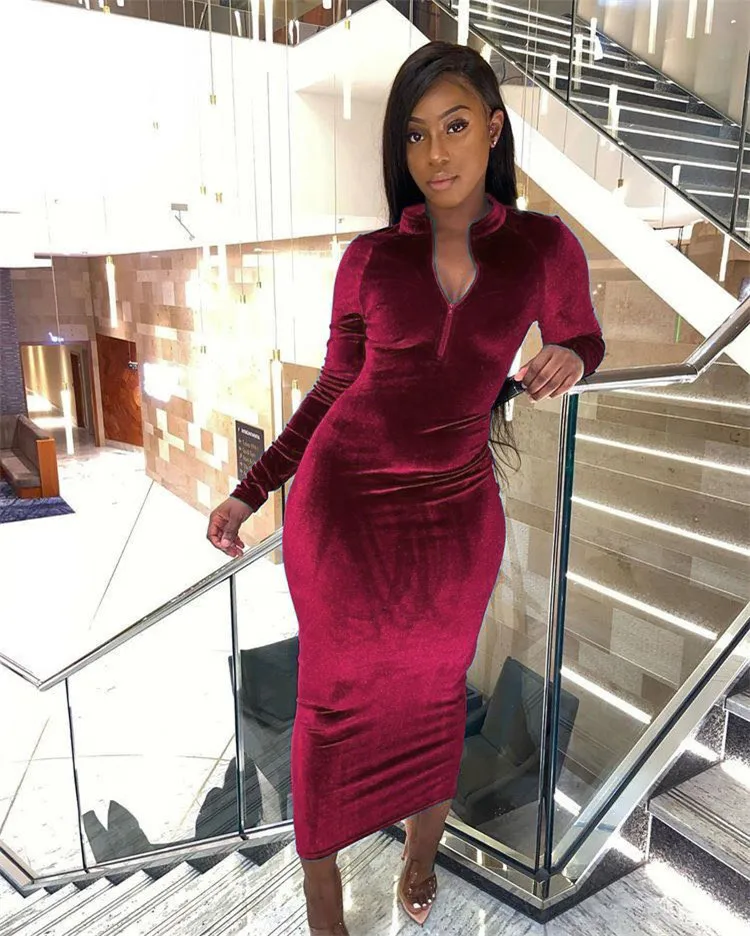 2021 Spring New Arrival Long Sleeve Velvet Korean Style Women Dress, Customized color
2021 Spring New Arrival Long Sleeve Velvet Korean Style Women Dress, Customized color