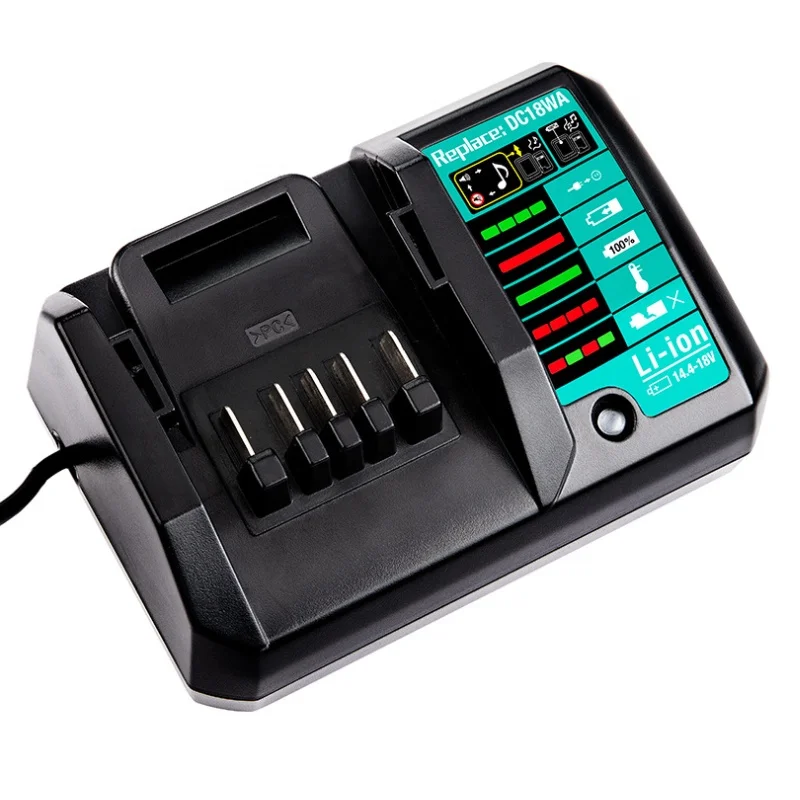 DC18WA Makita Charger Replacement Makita 14.4V-18V Lithium ion Battery Power Tools Battery Charger BL1415 BL1813 BL1815G BL1850G, Black
DC18WA Makita Charger Replacement Makita 14.4V-18V Lithium ion Battery Power Tools Battery Charger BL1415 BL1813 BL1815G BL1850G, Black