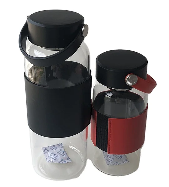 Large Capacity Single Wall High Borosilicate Glass Bottle Leather Cover Big Mouth Outdoor Sports Cup Tea Infuser, Can be customized
Large Capacity Single Wall High Borosilicate Glass Bottle Leather Cover Big Mouth Outdoor Sports Cup Tea Infuser, Can be customized
