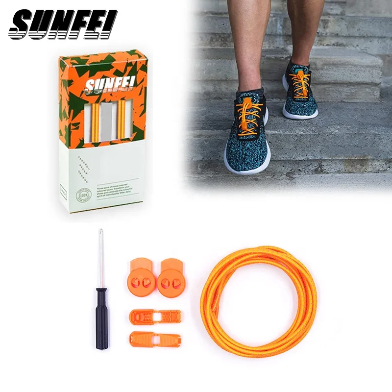New no tie shoelaces shoe lace lock custom logo elastic polyester Rubber round Laces Reflective shoelaces for Casual Shoes
New no tie shoelaces shoe lace lock custom logo elastic polyester Rubber round Laces Reflective shoelaces for Casual Shoes