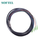FTTH Waterproof LC/SC/FC/ST 2-24 Core Bundle SM Fiber Patch Cord